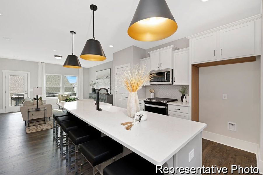 Furnished interior view inside a new home in Edgewater - The Cottages, Lancaster (Image 3).
