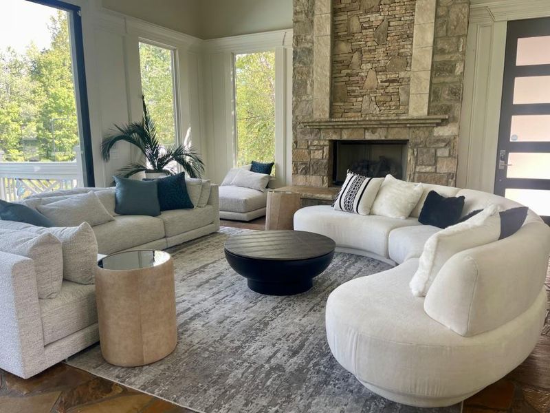 Furnished interior view inside a new home in Hamptons at Riverwood East, Dallas (Image 10).