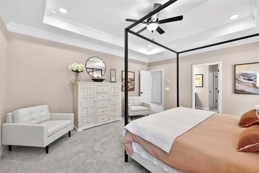 Furnished interior view inside a new home in Saddle Ridge, Calhoun (Image 24).