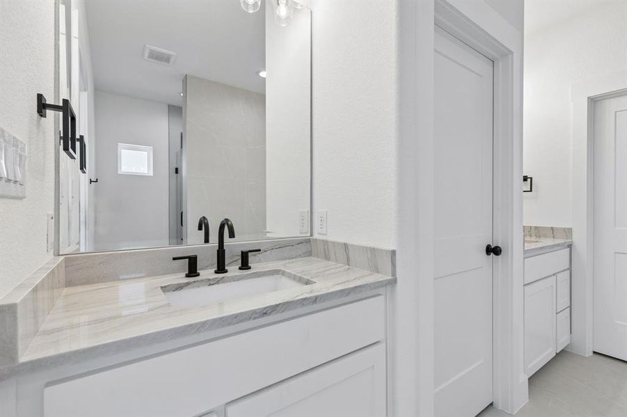 Furnished interior view inside a new home in , Ponder (Image 8).