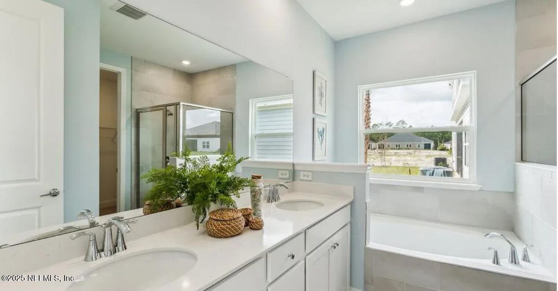 Furnished interior view inside a new home in Silver Falls Single Family at SilverLeaf: Silver Falls 50s at SilverLeaf, St. Johns (Image 5). Furnished interior view inside a new home in Silver Falls Single Family at SilverLeaf: Silver Falls 50s at SilverLeaf, St. Johns (Image 5).