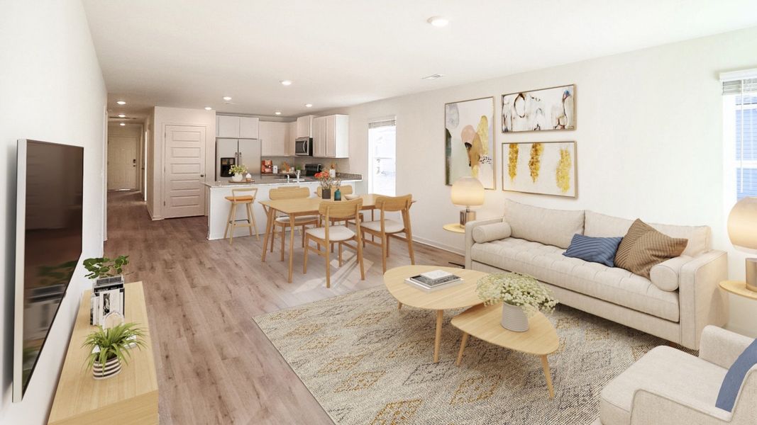 Representative furnished interior of a home built from the Plan by D.R. Horton in Liberty, Panama City (Image 3). Representative furnished interior of a home built from the Plan by D.R. Horton in Liberty, Panama City (Image 3).