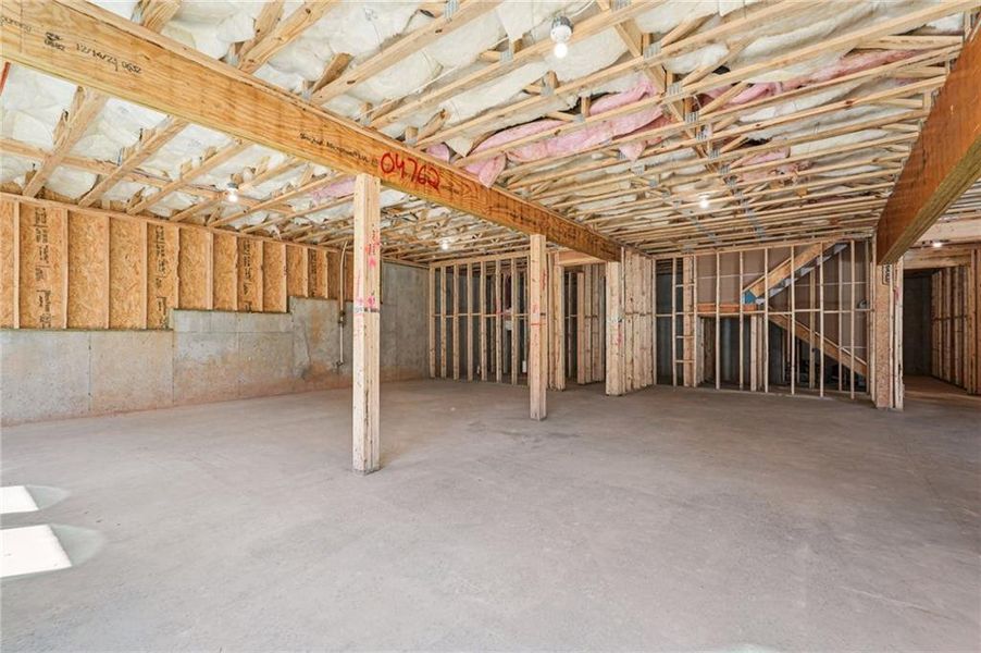 In-progress construction of a new home in Fireside Farms, Dawsonville, GA (Image 56).