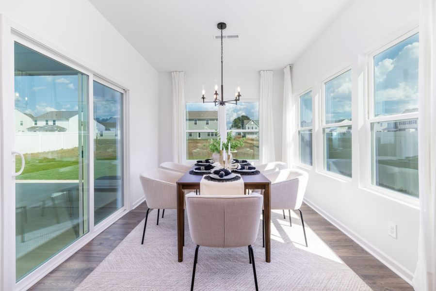 Furnished interior view inside a new home in Benson Village, Benson (Image 8). Furnished interior view inside a new home in Benson Village, Benson (Image 8).