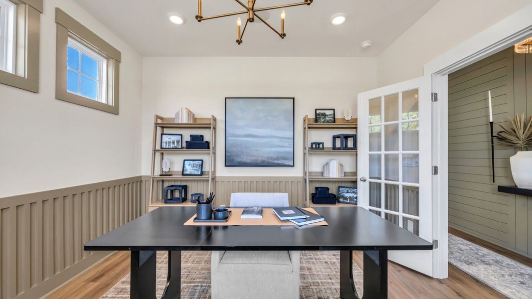 Furnished interior view inside a new home in Bluffs at Sun Colony, Longs (Image 4). Furnished interior view inside a new home in Bluffs at Sun Colony, Longs (Image 4).