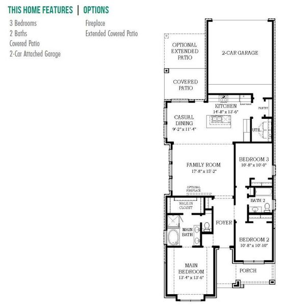 2D floor plan layout of this home in Riceland, Mont Belvieu, TX (Image 5).