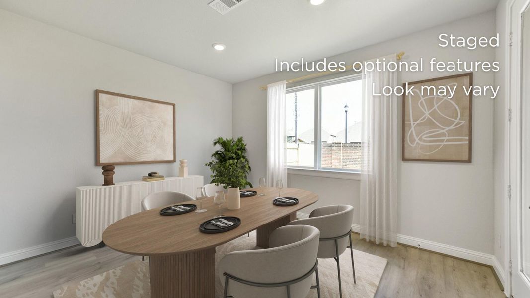 Furnished interior view inside a new home in Woodhavyn 40', Magnolia (Image 6).