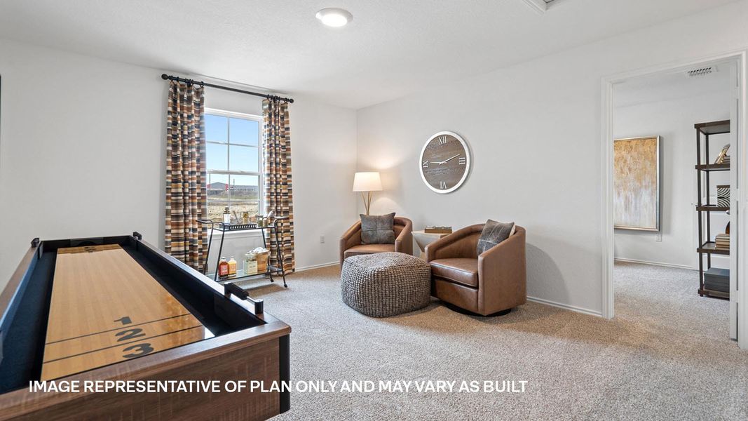 Furnished interior view inside a new home in Palomino, Manor (Image 36).