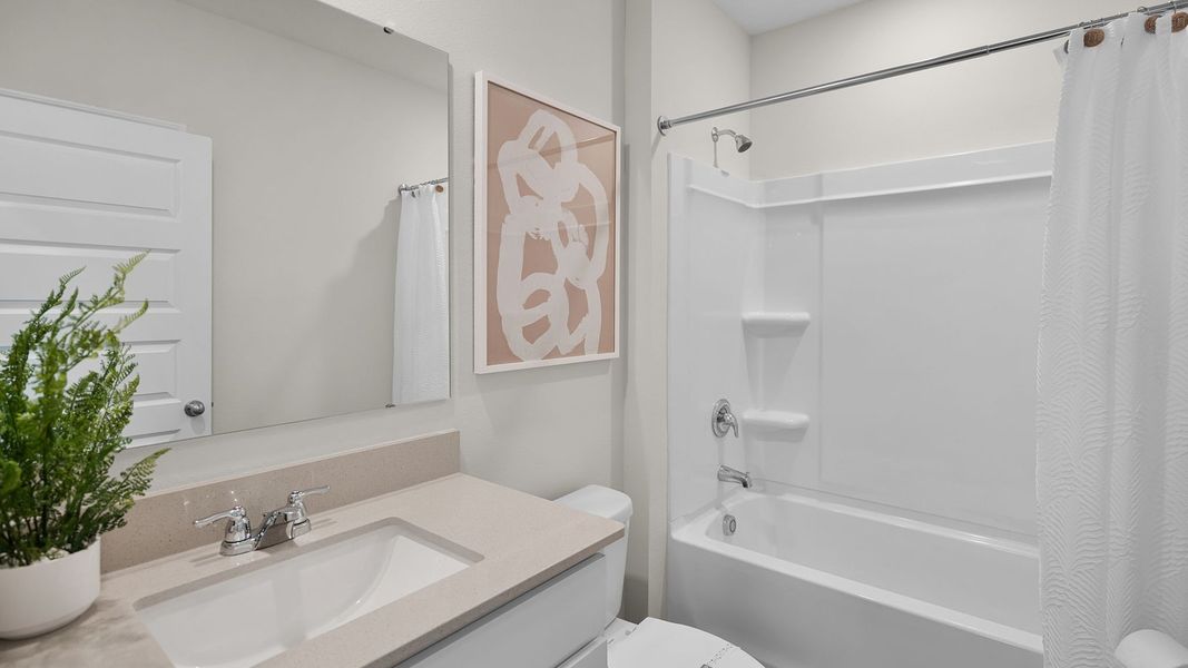 Furnished interior view inside a new home in Sun N Lake, Sebring (Image 23).