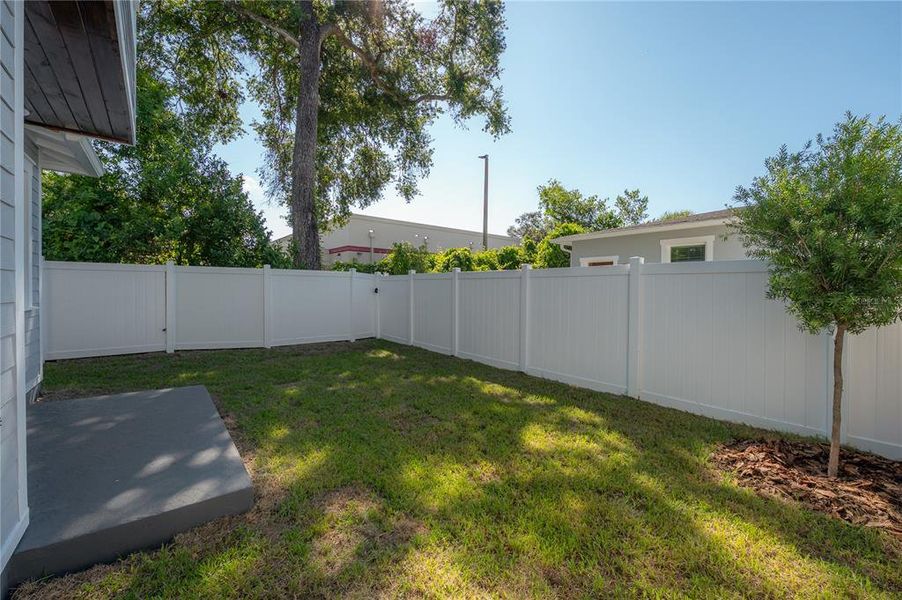 Exterior details and patio area of a home in , Tampa (Image 32). Exterior details and patio area of a home in , Tampa (Image 32).