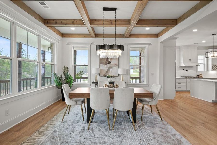 Furnished interior view inside a new home in , Dacula (Image 13).