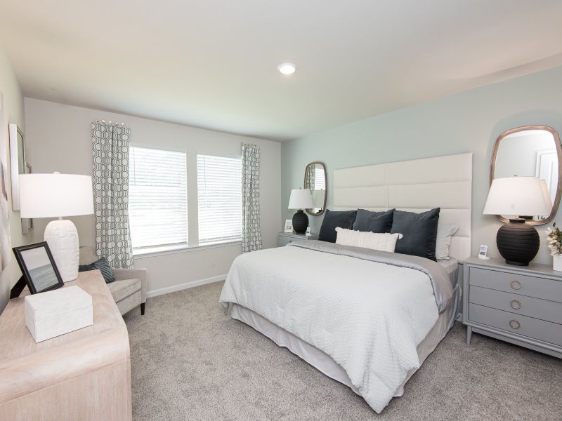 Furnished interior view inside a new home in Preserve at Mountain Creek, Pendergrass (Image 14).