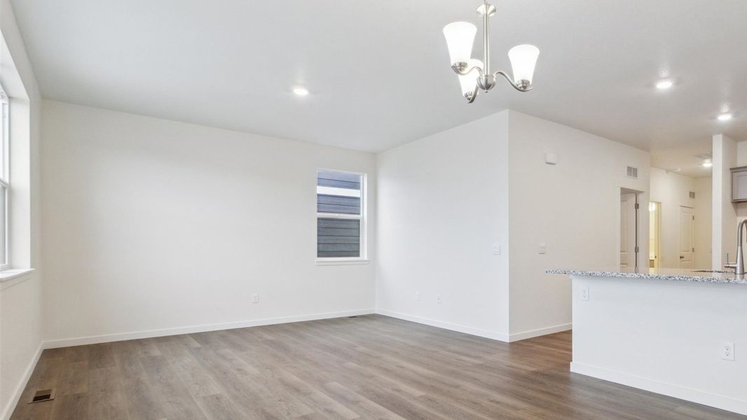 Spacious, unfurnished interior of a new home in Silver Peaks, Lochbuie (Image 11). Spacious, unfurnished interior of a new home in Silver Peaks, Lochbuie (Image 11).