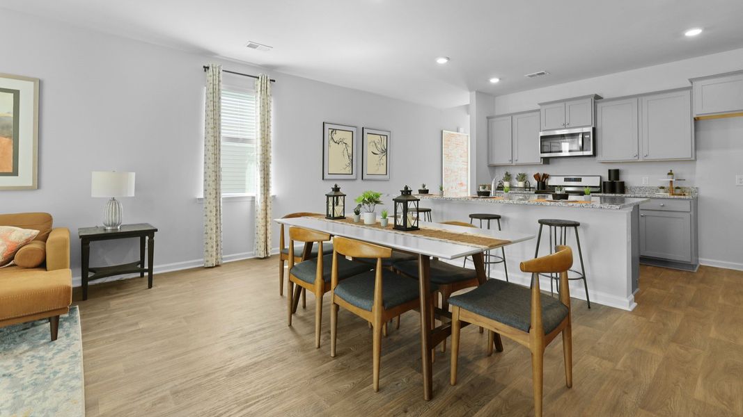 Furnished interior view inside a new home in Pine Hills at Cane Bay, Summerville (Image 2).