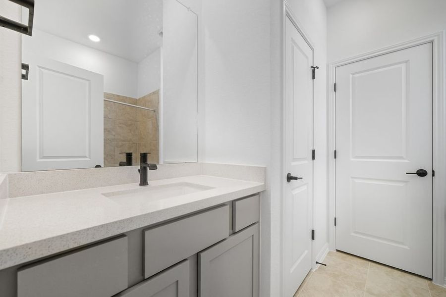 Furnished interior view inside a new home in Parkside on the River, Georgetown (Image 9).
