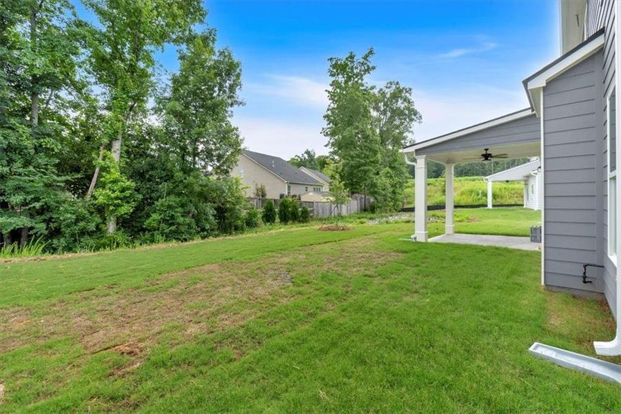 Exterior details and patio area of a home in , Adairsville (Image 3).
