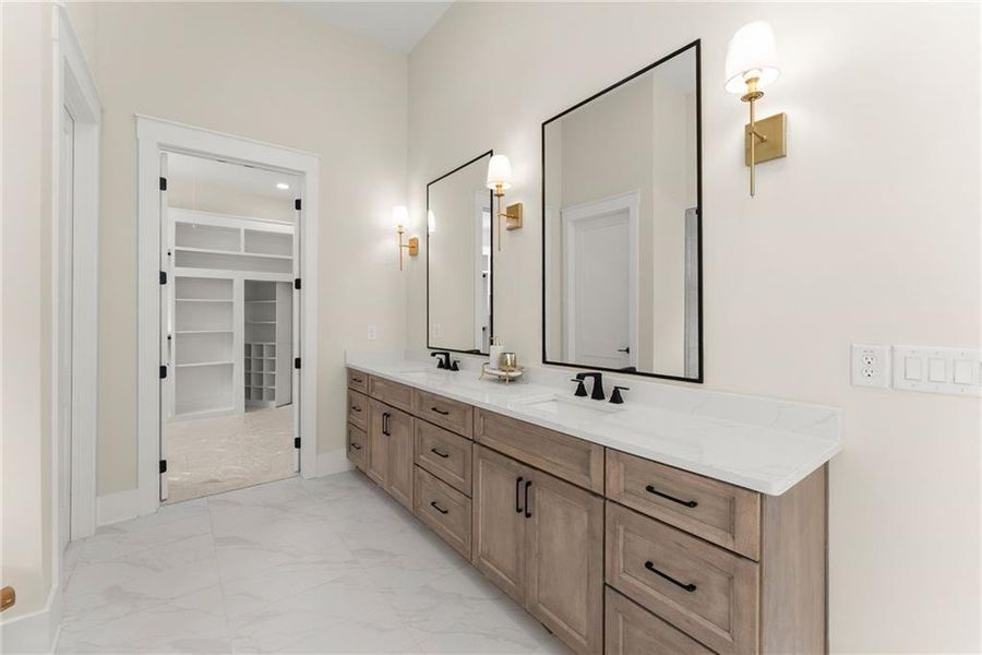 Furnished interior view inside a new home in , Hoschton (Image 18).