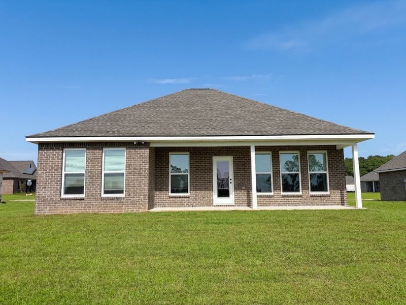 Exterior details and patio area of a home in Houston Place, Crestview (Image 2). Exterior details and patio area of a home in Houston Place, Crestview (Image 2).