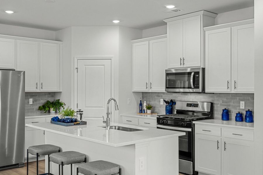 Furnished interior view inside a new home in Waterside - Boardwalk Series, Longs (Image 5). Furnished interior view inside a new home in Waterside - Boardwalk Series, Longs (Image 5).