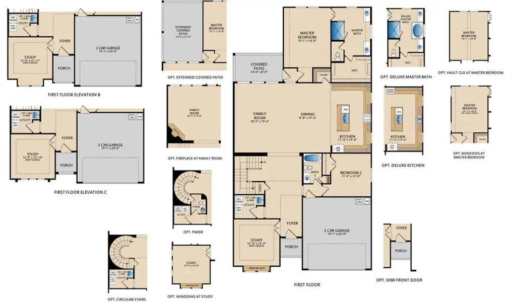2D floor plan layout for the Westbury by Pacesetter Homes in Creekview Meadows, Pilot Point, TX (Image 4). 2D floor plan layout for the Westbury by Pacesetter Homes in Creekview Meadows, Pilot Point, TX (Image 4).