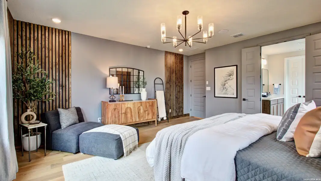 Furnished interior view inside a new home in Prominence, San Antonio (Image 5).