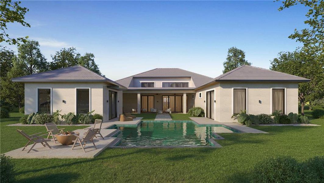 Exterior details and patio area of a home in , Montverde (Image 22).