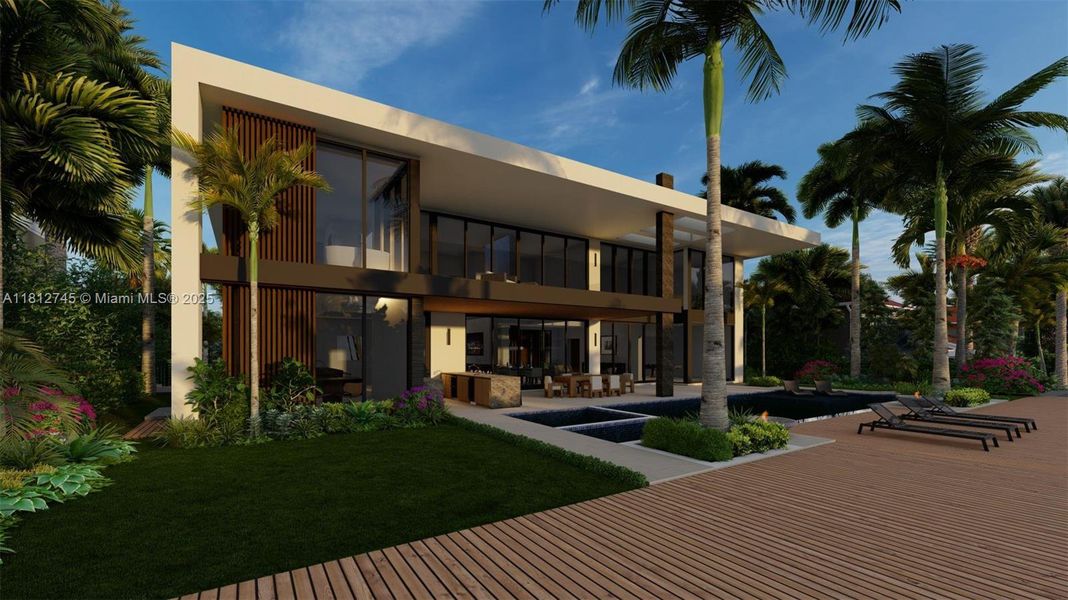 Front exterior of a new home in , Fort Lauderdale, FL, highlighting curb appeal (Image 3).