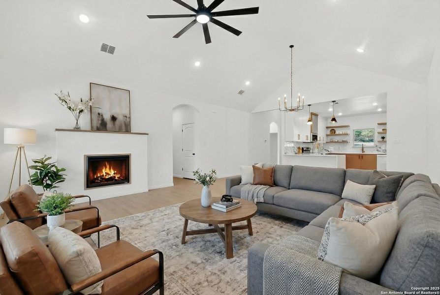Furnished interior view inside a new home in , Spring Branch (Image 4).
