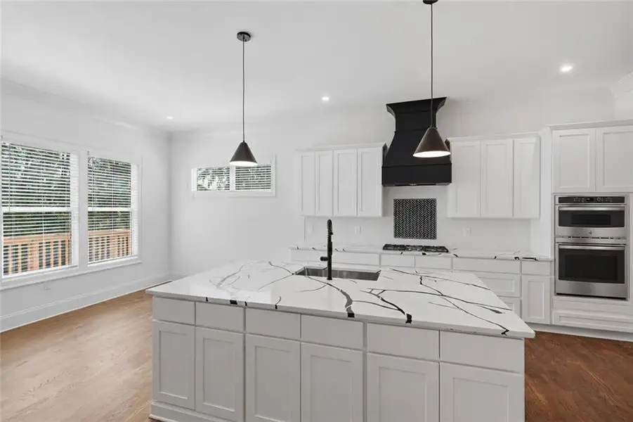 Furnished interior view inside a new home in , Buford (Image 9).