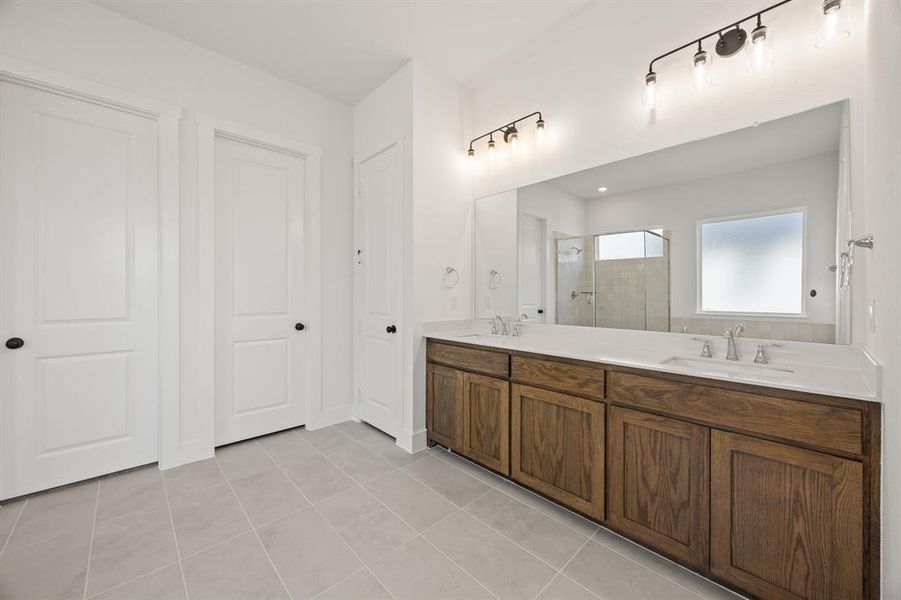 Furnished interior view inside a new home in Chatham Reserve, Providence Village (Image 6).