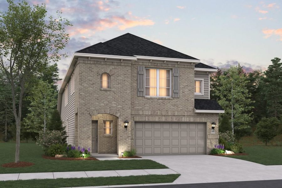 Representative exterior photo of a completed home built from the Holbrook II Mustang Meadows 40s by Brohn Homes in Mustang Meadows, Waller, TX (Image 5).