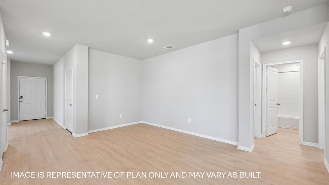 Spacious, unfurnished interior of a new home in Carillon, Manor (Image 24).