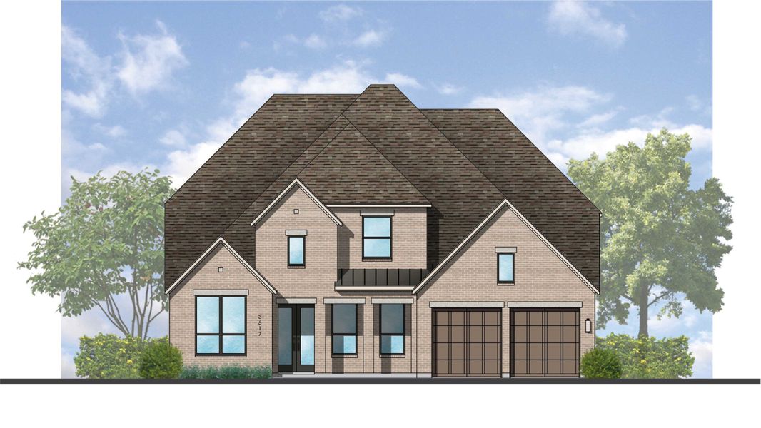 Representative rendering of the exterior for the 221 Plan by Highland Homes (Image 3). Representative rendering of the exterior for the 221 Plan by Highland Homes (Image 3).