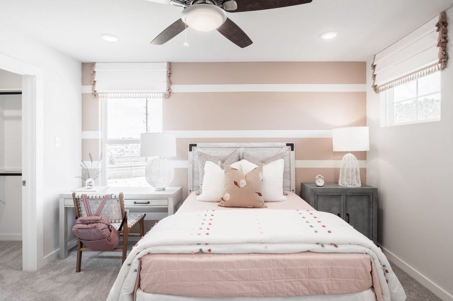 Representative furnished interior of a home built from the Yellowstar by Tri Pointe Homes in Mason Woods, Cypress (Image 12).