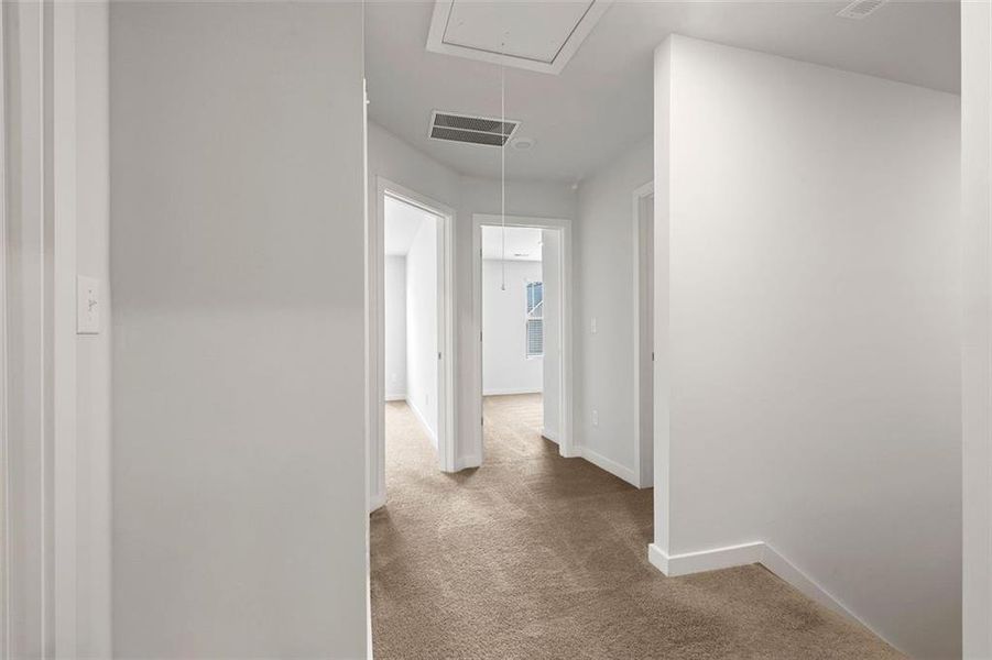 Spacious, unfurnished interior of a new home in Crossvine Village, LaGrange (Image 26). Spacious, unfurnished interior of a new home in Crossvine Village, LaGrange (Image 26).