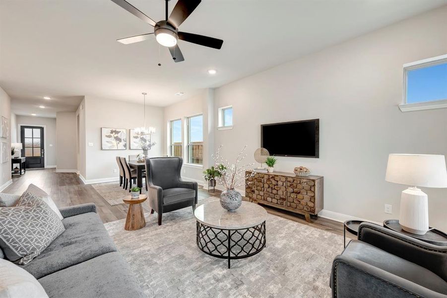 Furnished interior view inside a new home in Talia – Garden Series, Mesquite (Image 27).
