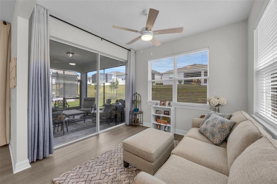 Furnished interior view inside a new home in , Minneola (Image 27).