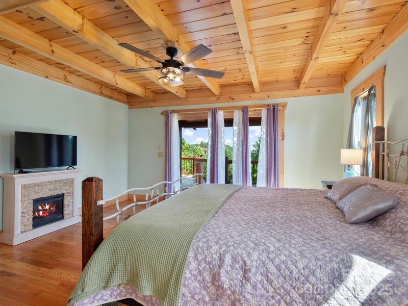 Primary Bedroom with Walkout Deck Access