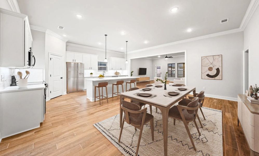 Furnished interior view inside a new home in Bird Song at Hammock Bay, Freeport (Image 6).