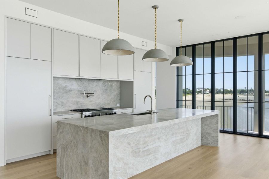 Furnished interior view inside a new home in , Sullivan's Island (Image 8).