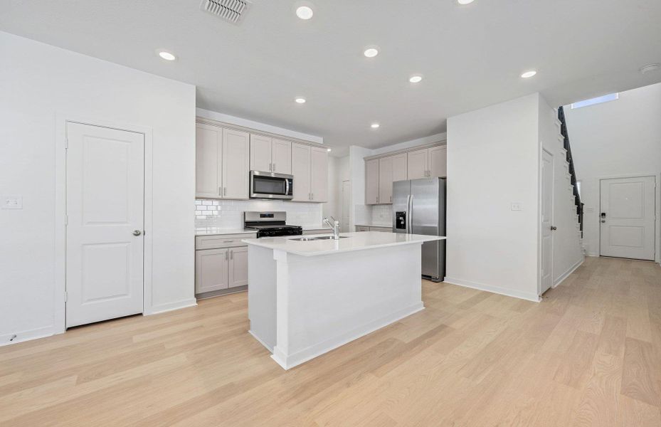 Furnished interior view inside a new home in Sunfield, Buda (Image 9).