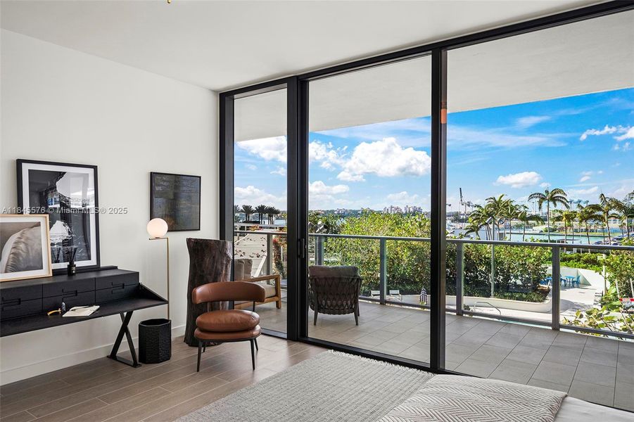 Furnished interior view inside a new home in Five Park, Miami Beach (Image 8). Furnished interior view inside a new home in Five Park, Miami Beach (Image 8).