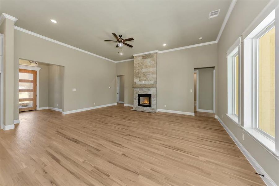 Spacious, unfurnished interior of a new home in , Poolville (Image 14).