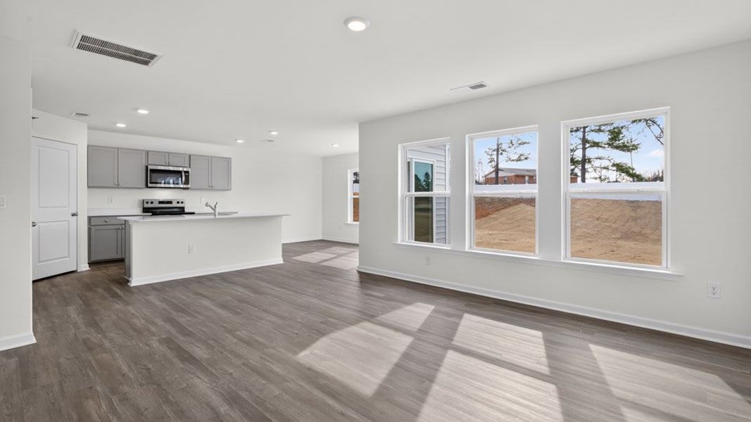 Spacious, unfurnished interior of a new home in Wilson's Ridge, Wilson's Mills (Image 9). Spacious, unfurnished interior of a new home in Wilson's Ridge, Wilson's Mills (Image 9).