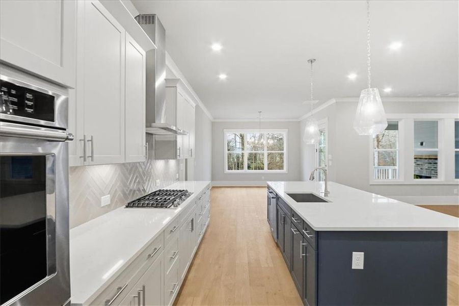 Furnished interior view inside a new home in Old Town Estates, Dacula (Image 40).
