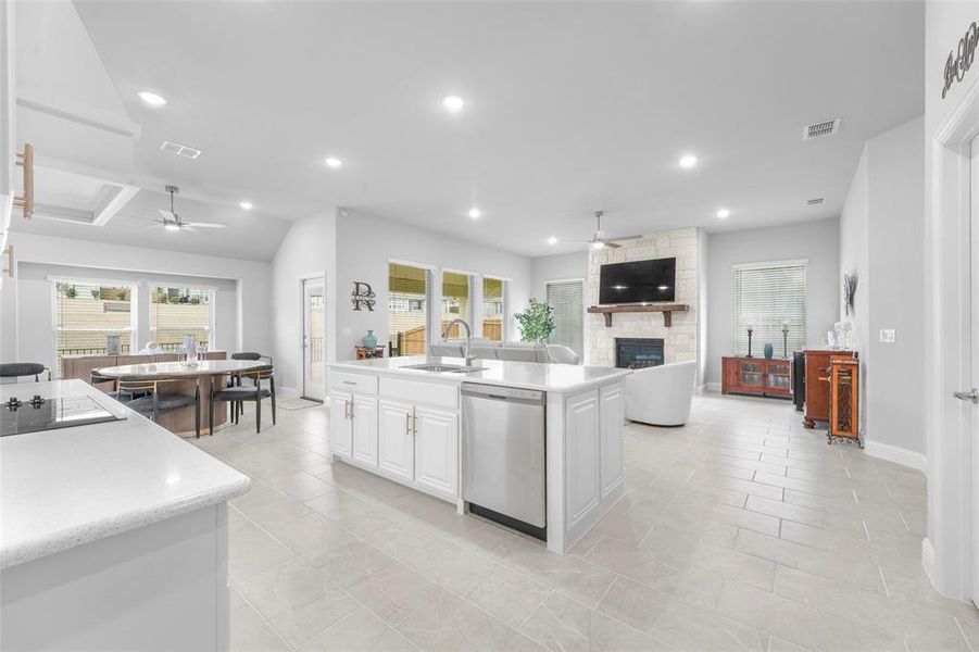 Furnished interior view inside a new home in , Forney (Image 7). Furnished interior view inside a new home in , Forney (Image 7).