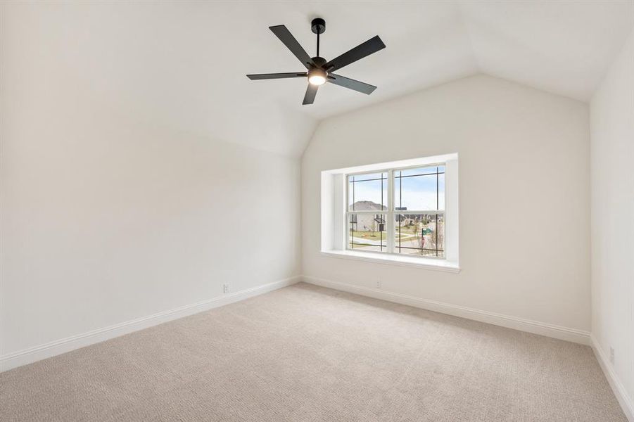 Spacious, unfurnished interior of a new home in Windsong Ranch Classic 61, Prosper (Image 31). Spacious, unfurnished interior of a new home in Windsong Ranch Classic 61, Prosper (Image 31).