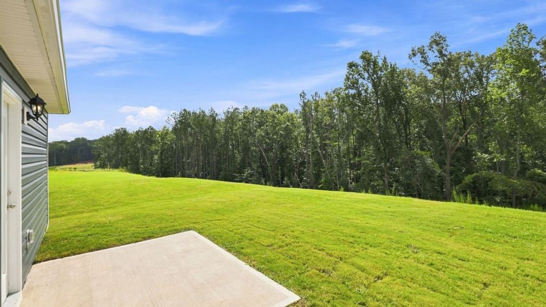 Exterior details and patio area of a home in Tyger Pines, Moore (Image 16).
