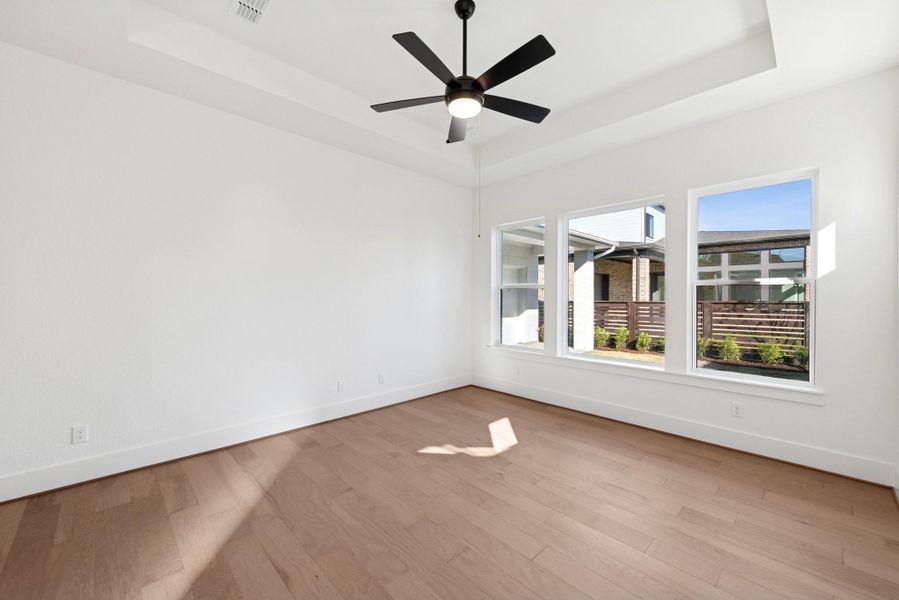 Spacious, unfurnished interior of a new home in Easthaven at Bridgeland Central - Horizon Collection, Cypress (Image 23).