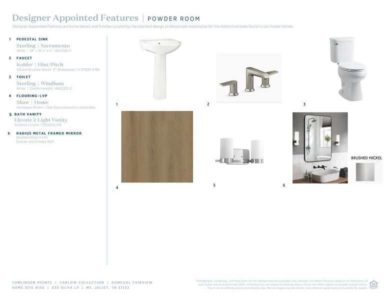 Sample of building materials used in homes in Tomlinson Pointe - Carlow Collection, Mount Juliet (Image 9).